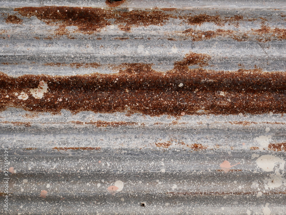zinc roof rusty texture