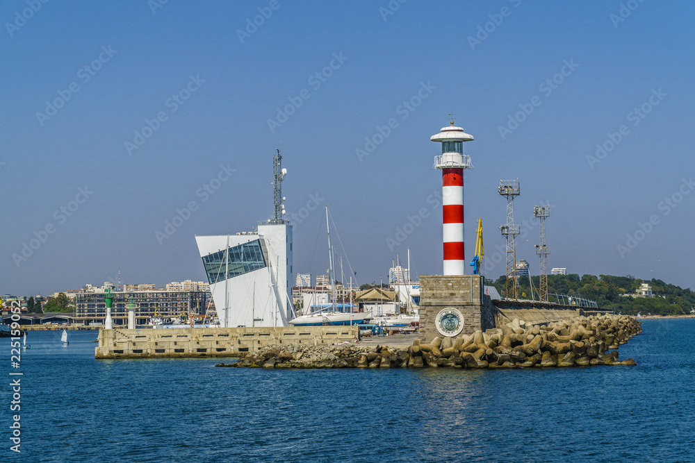 The lighthouse of Port of Burgas The lighthouse of Port of Burgas