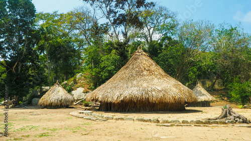 natural ancient reed houses of el pueblito