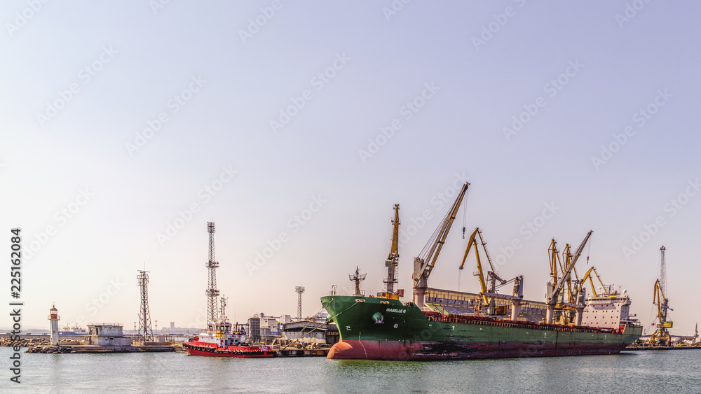 Port of Burgas in  operations 