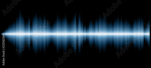 sound diagram blue
