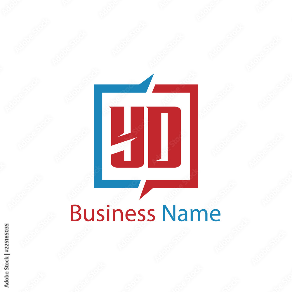 Initial Letter YD Logo Template Design Initial Letter YD Logo Template Design