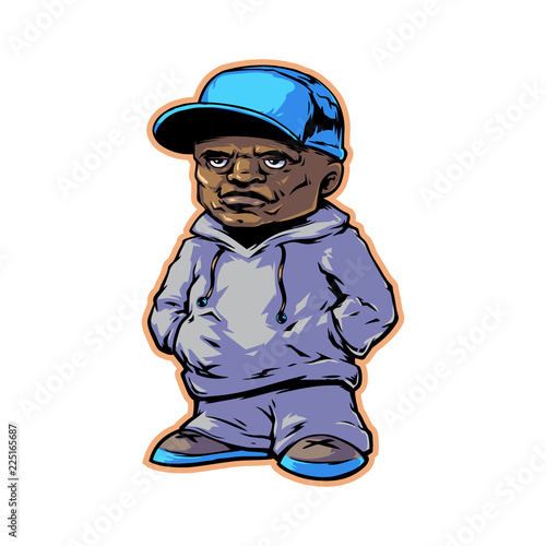 Urban man. Sport style. Vector illustration, eps 10.