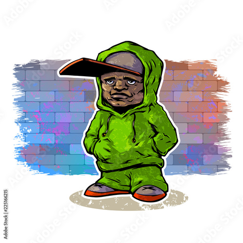 Urban man. Sport style. Vector illustration, eps 10.