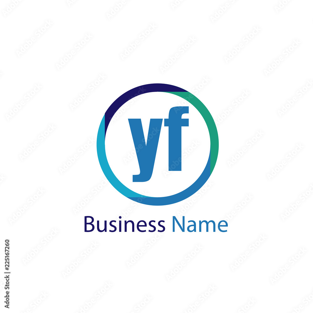 Initial Letter YF Logo Template Design Initial Letter YF Logo Template Design