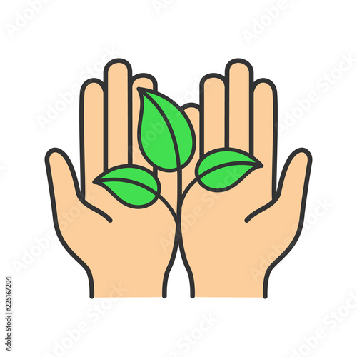 Greening color icon