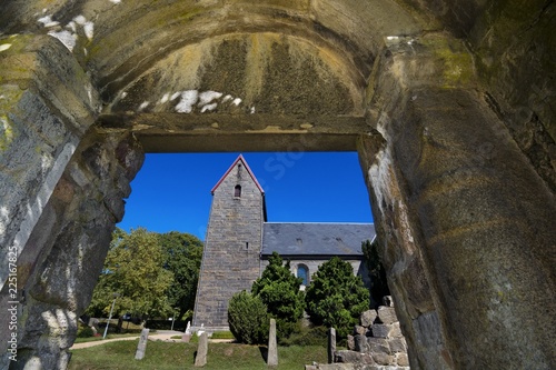 View of runestones and new ...