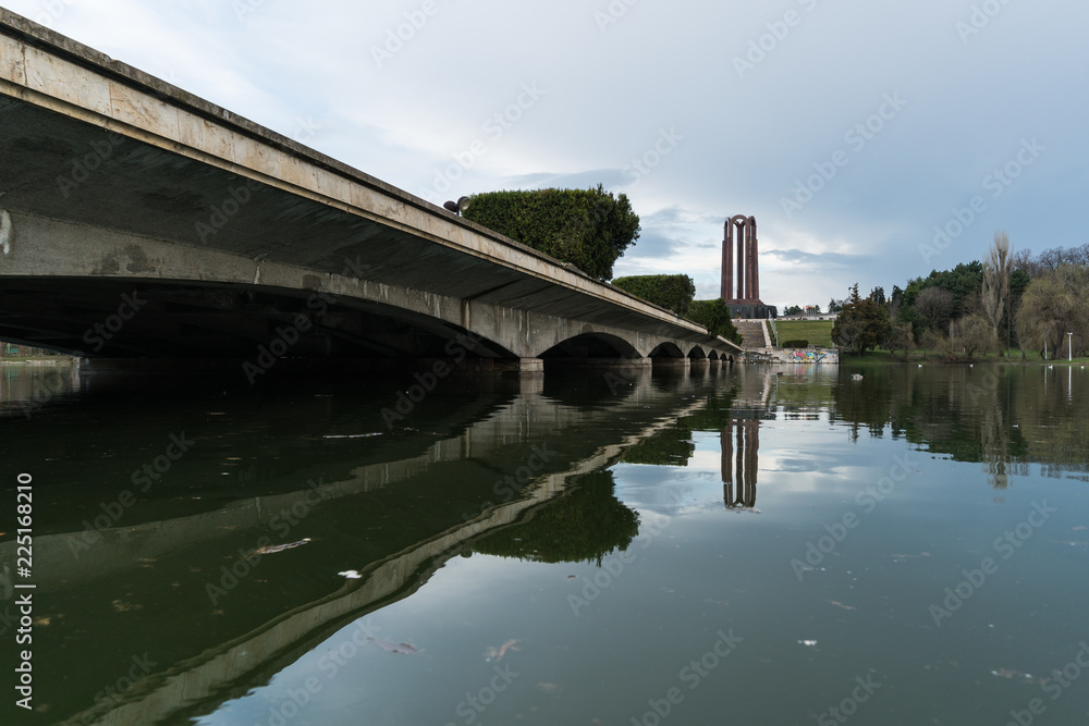 bridge over river