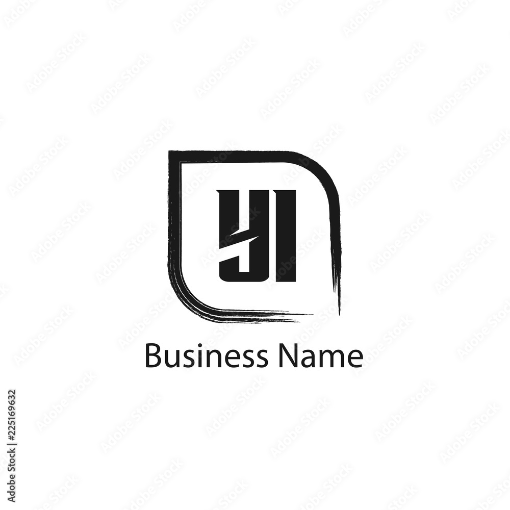 Initial Letter YI Logo Template Design Initial Letter YI Logo Template Design