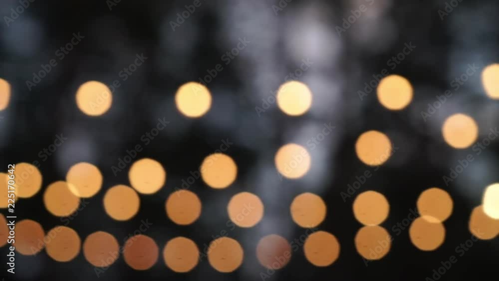 Decorative outdoor string lights hanging in the garden at night or evening time. Decoration at celebration party in forest countryside Decorative outdoor string lights hanging in the garden at night or evening time. Decoration at celebration party in forest countryside