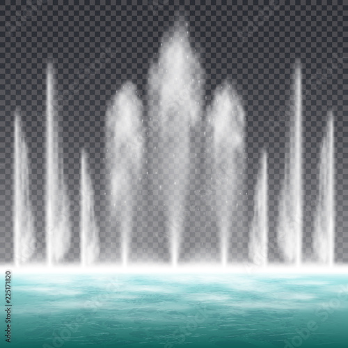 Fountain Realistic Transparent