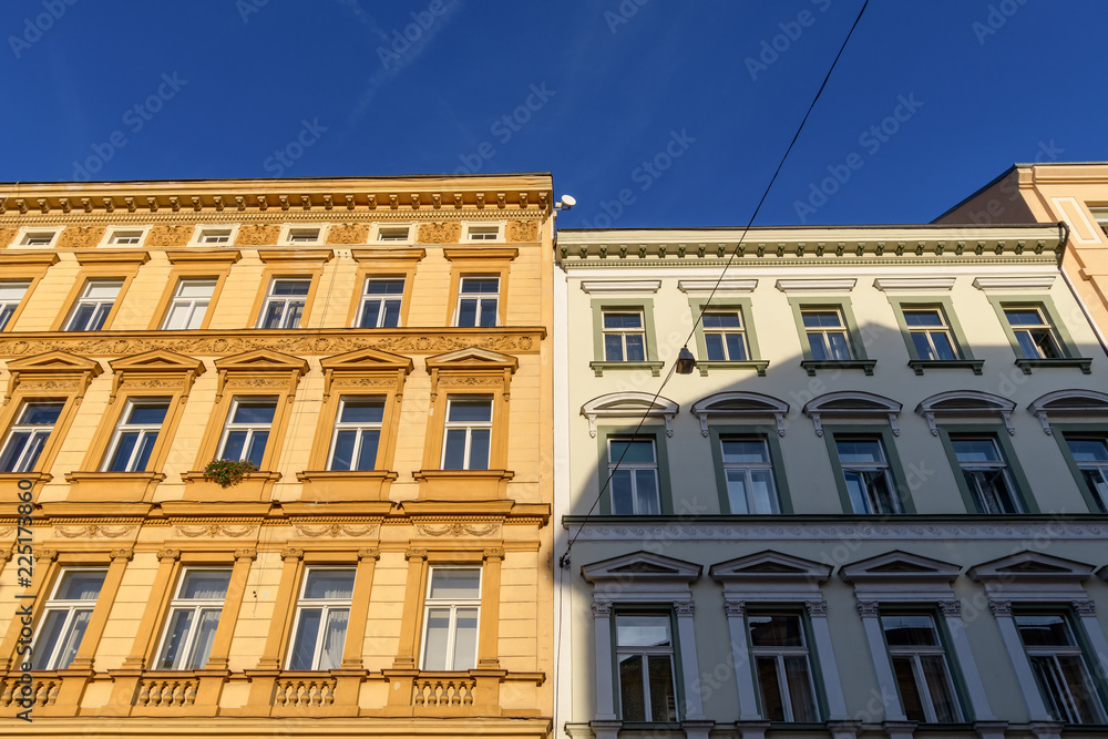 Colourful Prague architecture