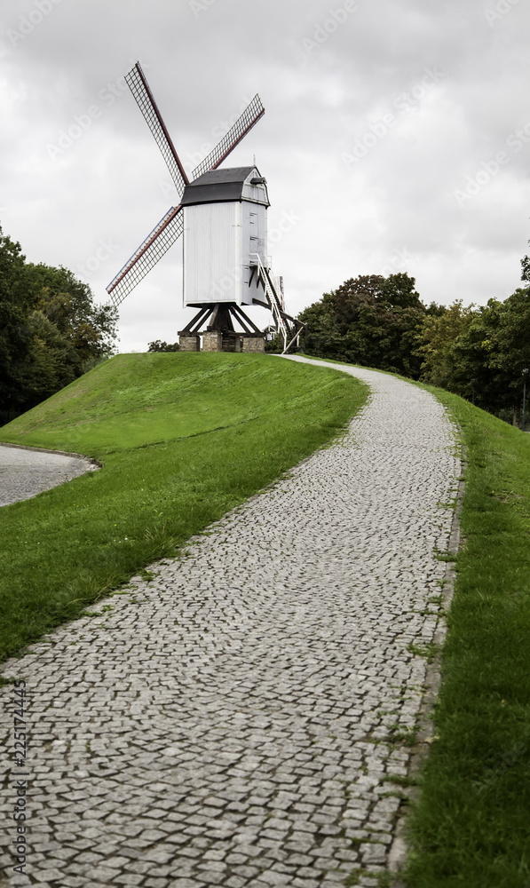 Obraz premium Old mill in Bruges