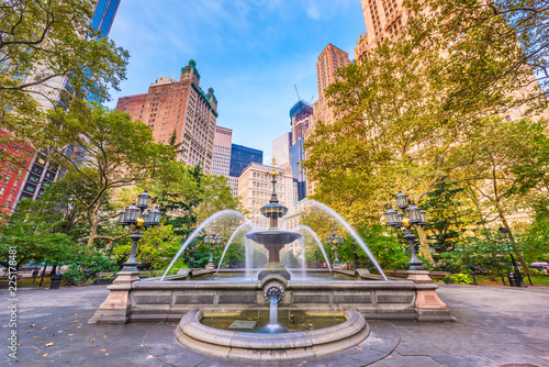 Fotografia New York City Hall Park