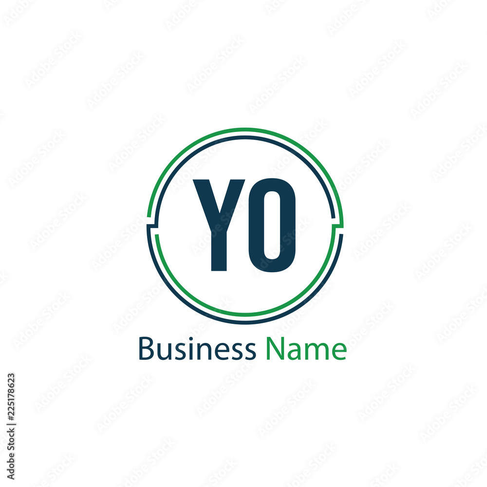 Initial Letter YO Logo Template Design Initial Letter YO Logo Template Design