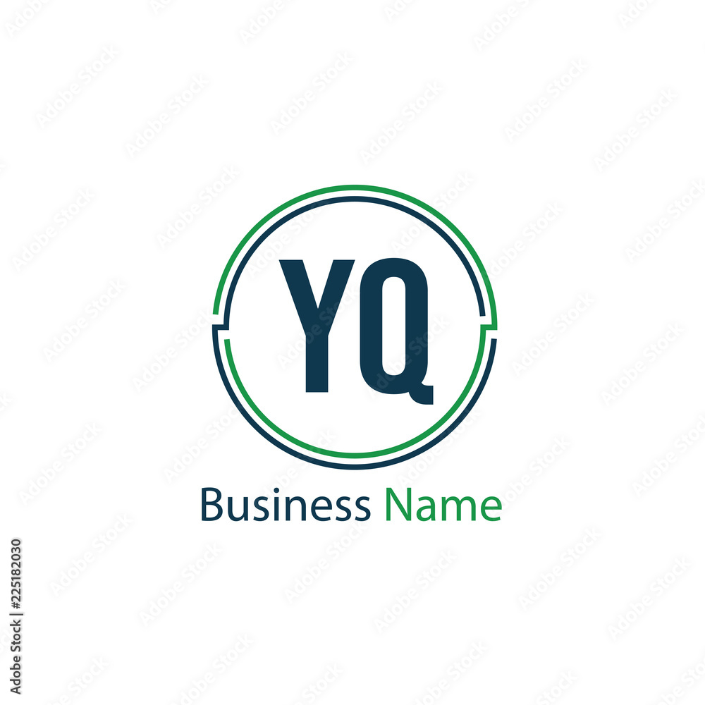Initial Letter YQ Logo Template Design Initial Letter YQ Logo Template Design