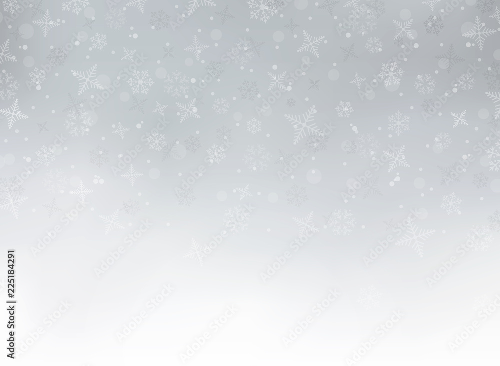 Merry Christmas festival background with snowflakes and glitters. You can use for Christmas festival work.