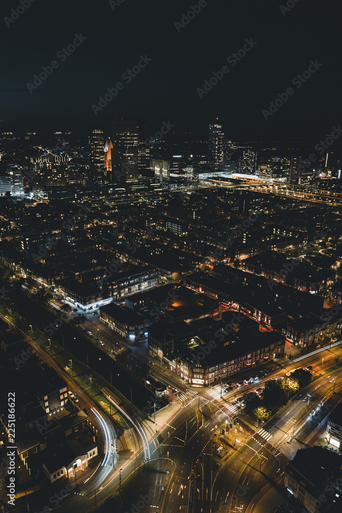 Obraz premium The hague city skyline viewpoint, Netherlands