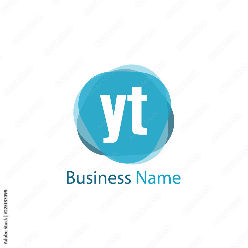 Initial Letter YT Logo Template Design Initial Letter YT Logo Template Design