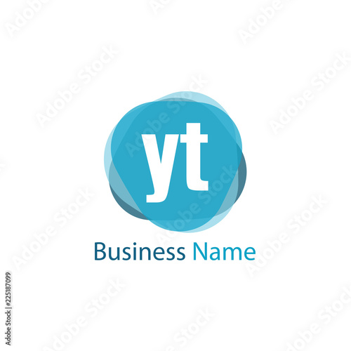 Initial Letter YT Logo Template Design © Scooby