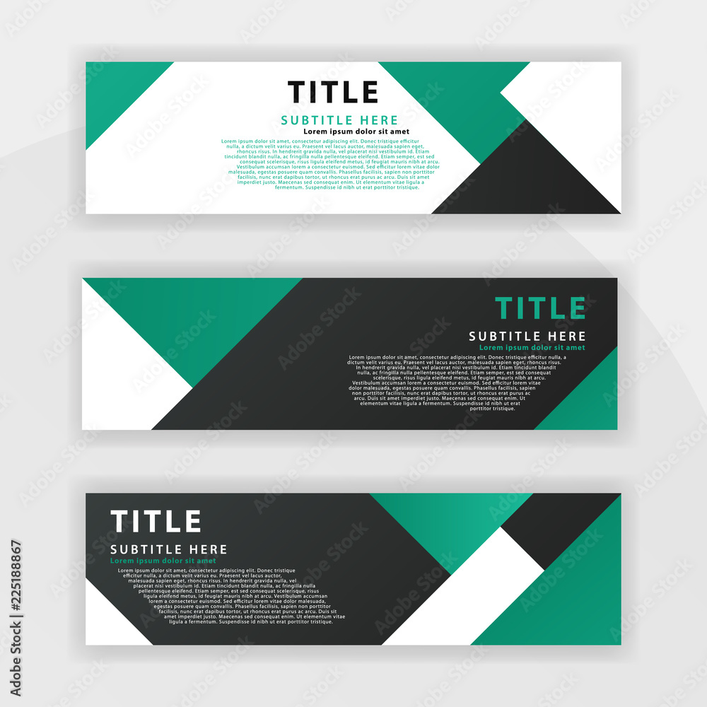 third Benner set is color dark green, suitable for professional companies. designed to be online like benner websites, advertisements and can be printed onto cards, flyers, brochures and others third Benner set is color dark green, suitable for professional companies. designed to be online like benner websites, advertisements and can be printed onto cards, flyers, brochures and others