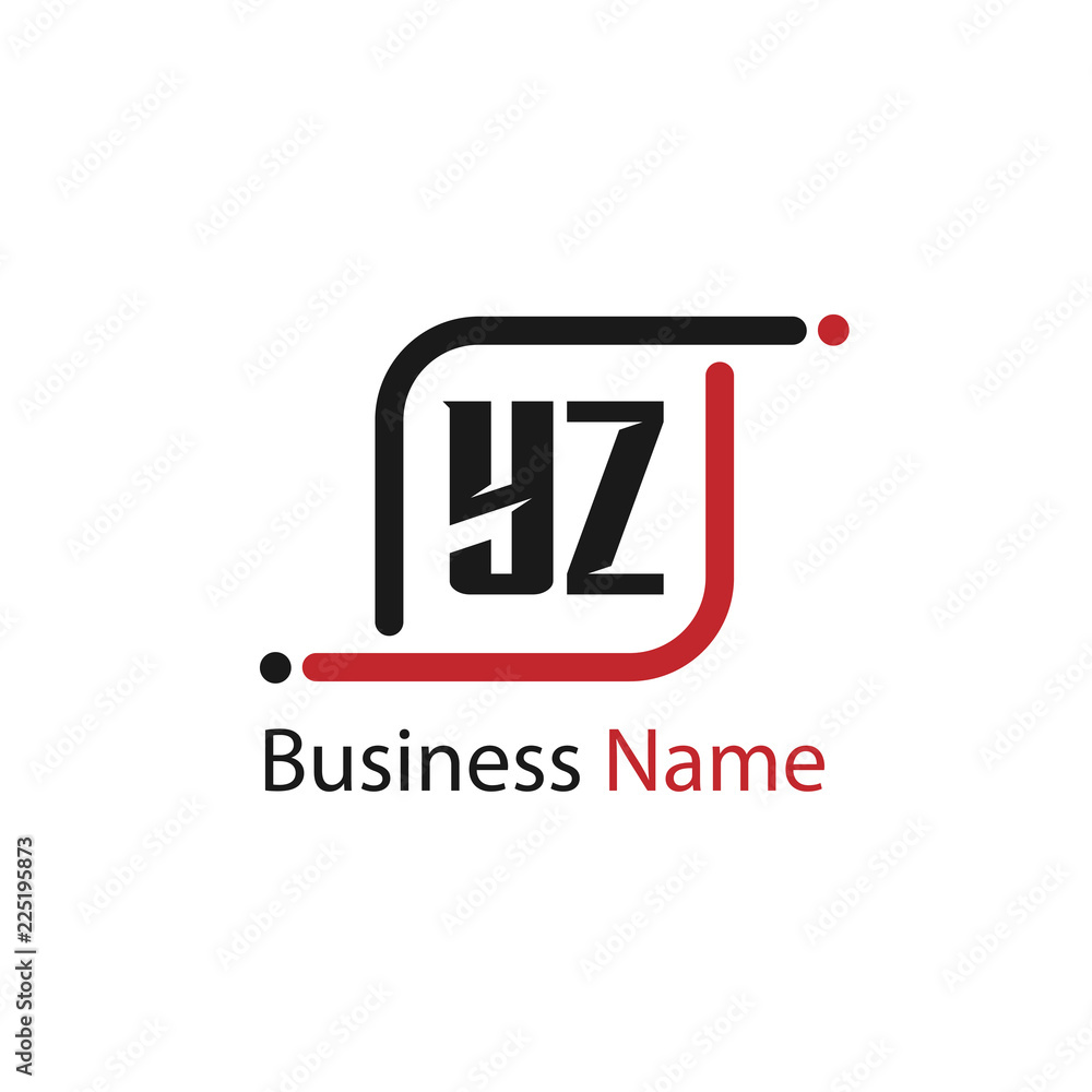 Initial Letter YZ Logo Template Design Initial Letter YZ Logo Template Design