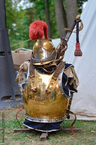 Uhlan armor of the cavalry forces of the Russian Empire. photo