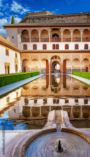 The famous Alhambra in Gran...