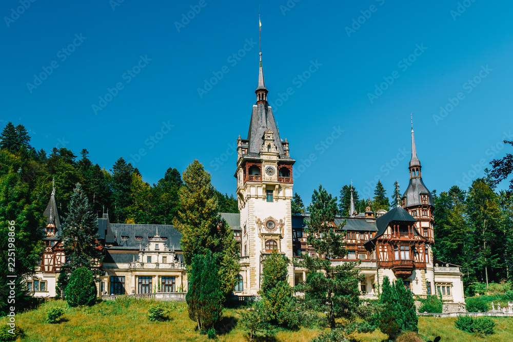 Peles Palace In Sinaia City Of Romania Peles Palace In Sinaia City Of Romania