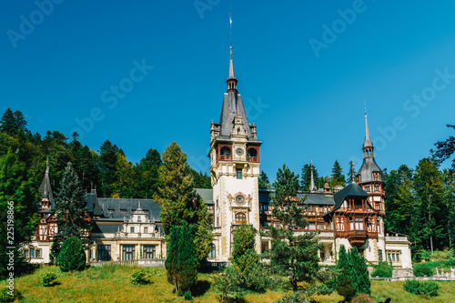 Peles Palace In Sinaia City Of Romania