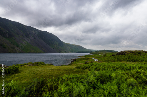 View of Whin Rigg by the Wastwater Lake in the Lake District, Cumbria, England