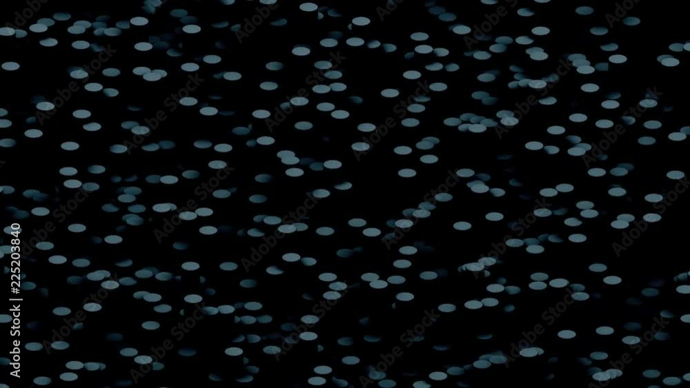 Gray circles move on the surface in the dark animation background Gray circles move on the surface in the dark animation background