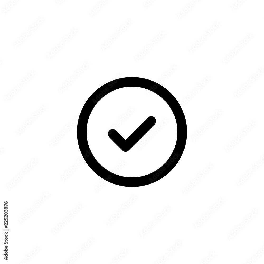 Tick vector icon isolated on background. Trendy sweet symbol. Pixel perfect. illustration EPS 10. Tick vector icon isolated on background. Trendy sweet symbol. Pixel perfect. illustration EPS 10.