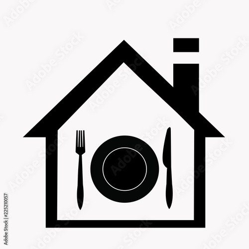 Food home delivery icon