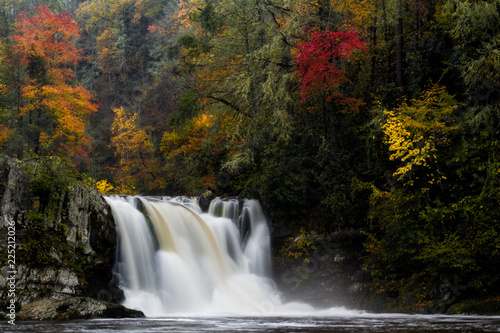 Fototapeta Naklejka Na Ścianę i Meble -  Abrams Falls with Fall Colors