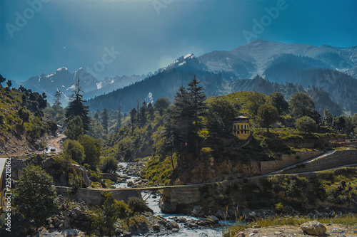 A beautiful view of Kalam, Pakistan photo