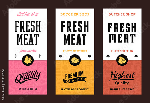 Vector butchery logo