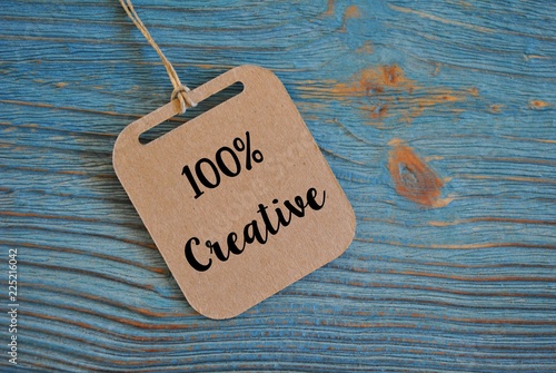 100% creative