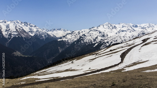 Mountains landscape drone view © Gokhan