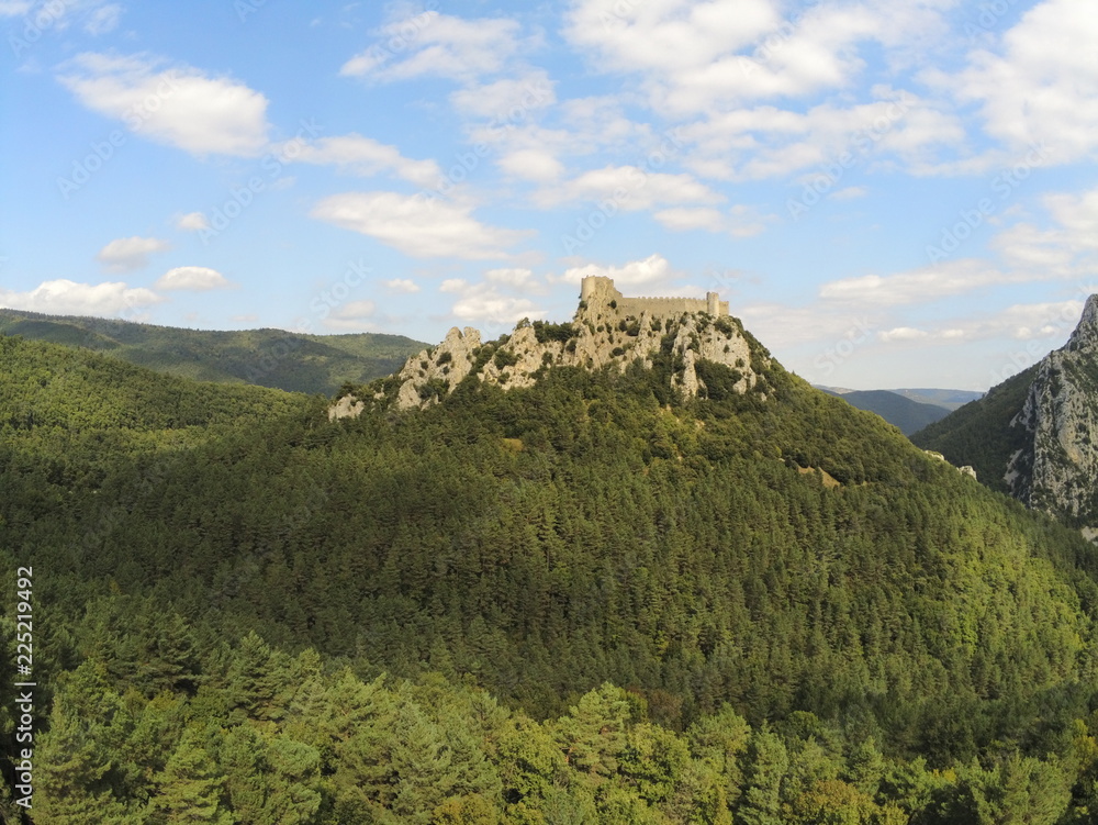 Puilaurens cathar castle