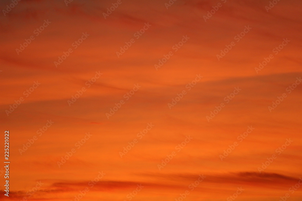 Orange sky