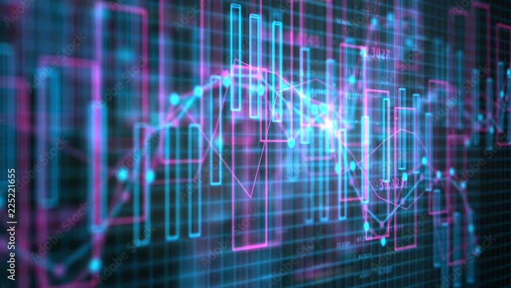 4K Financial Charts and Figures. Seamless loop. 4K Financial Charts and Figures. Seamless loop.