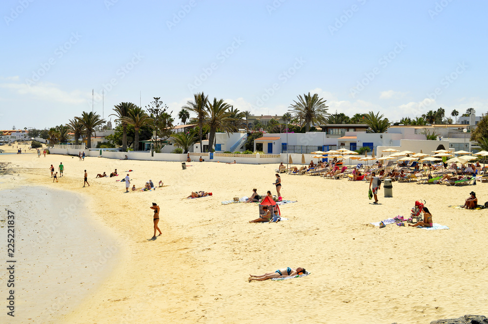 Fototapeta premium Corralejo Beach in Fuerteventura