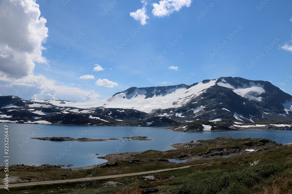 Beautiful Norway at route 55 the Sognefjellsvegen