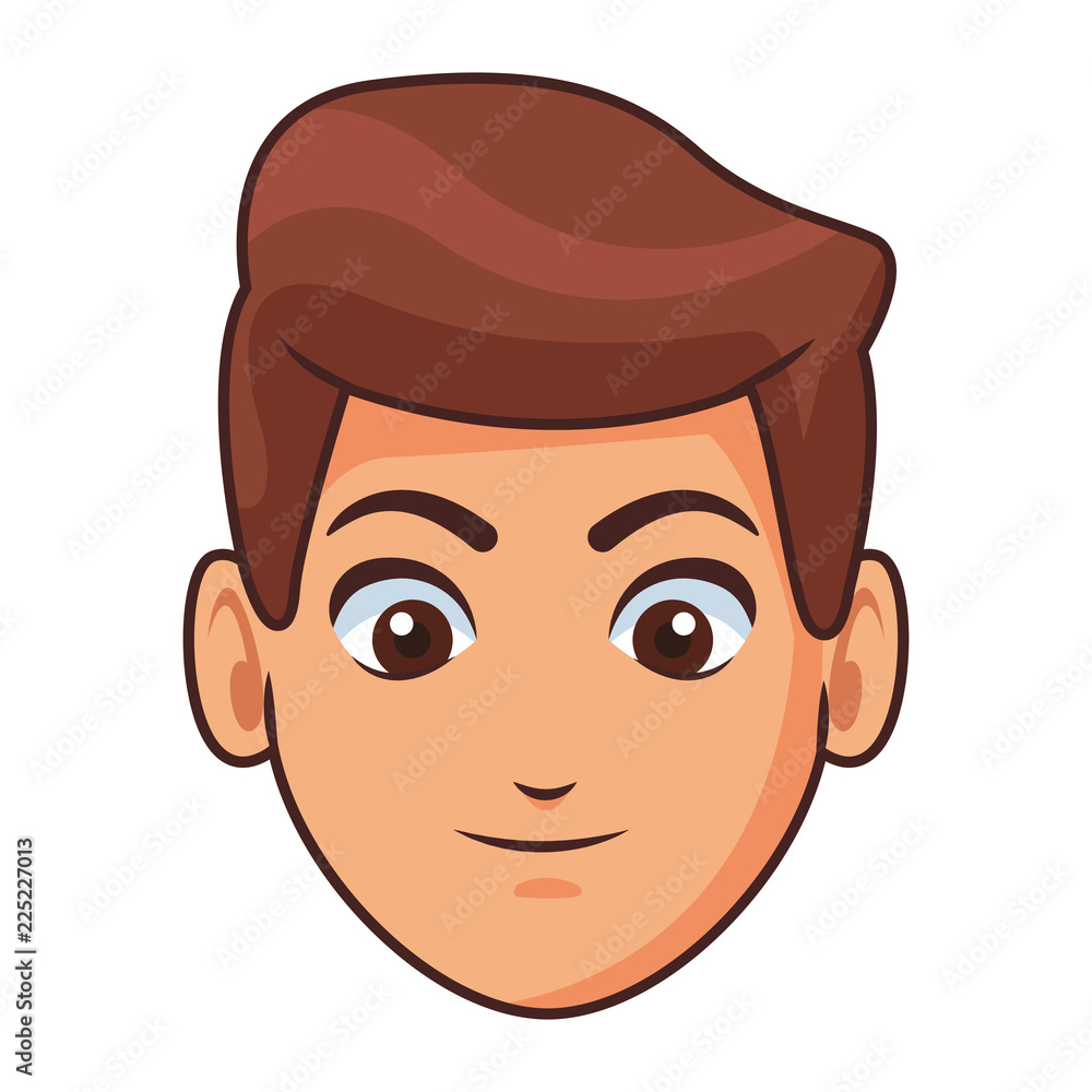 Man face cartoon Man face cartoon
