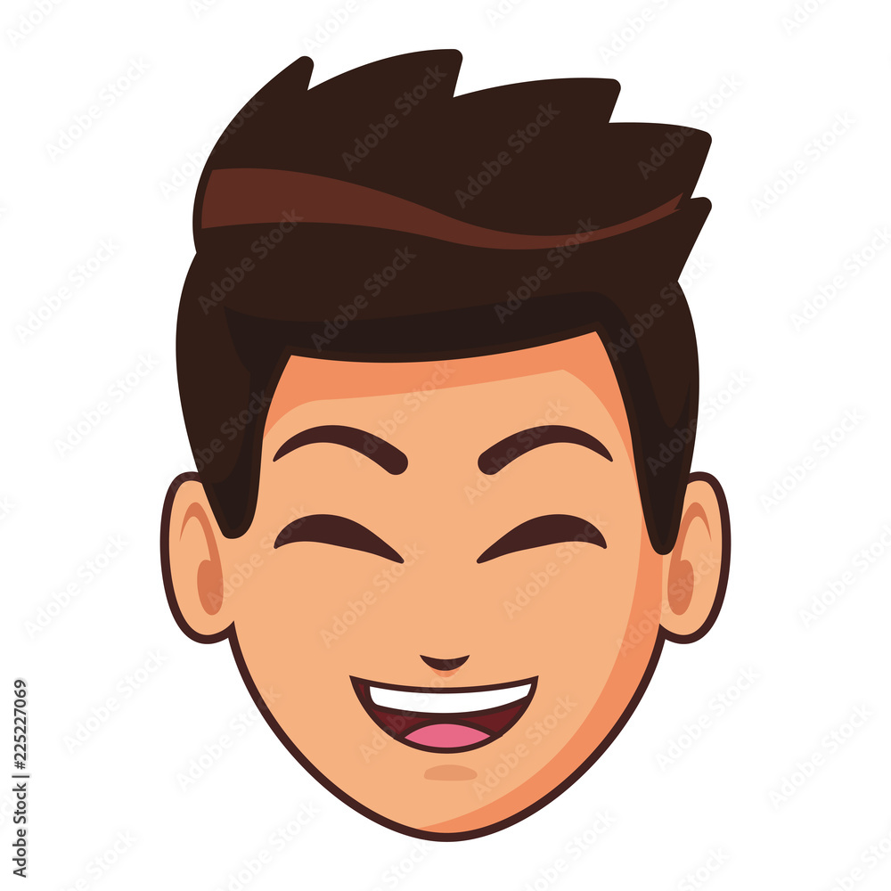 Man face cartoon Man face cartoon