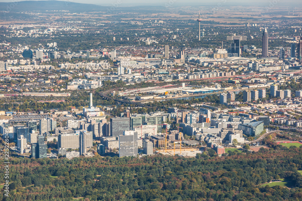 Frankfurt am Main - Bürostadt - aerial view 