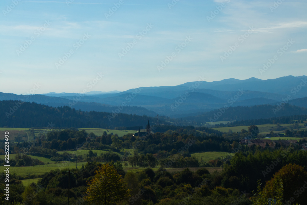 Fototapeta premium Beskid Mountains