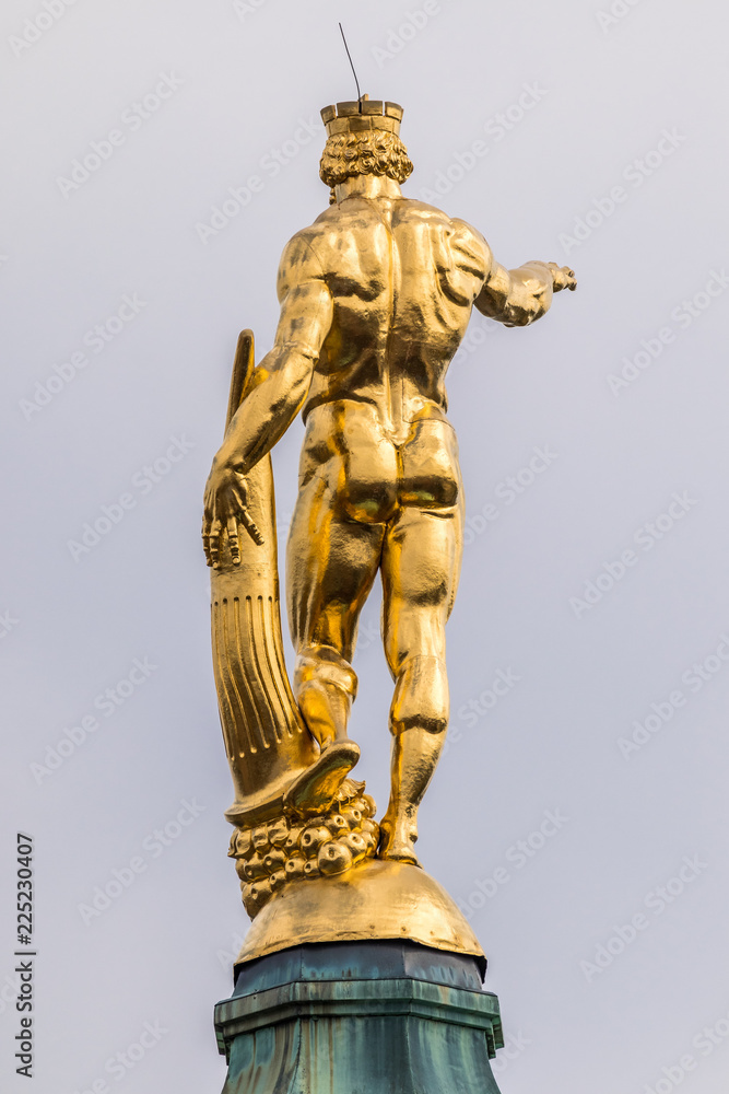 Obraz premium Rathausmann Dresden