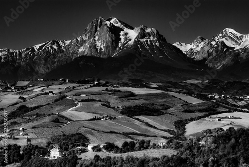 Mountain Range Appenines (gran sasso) photo